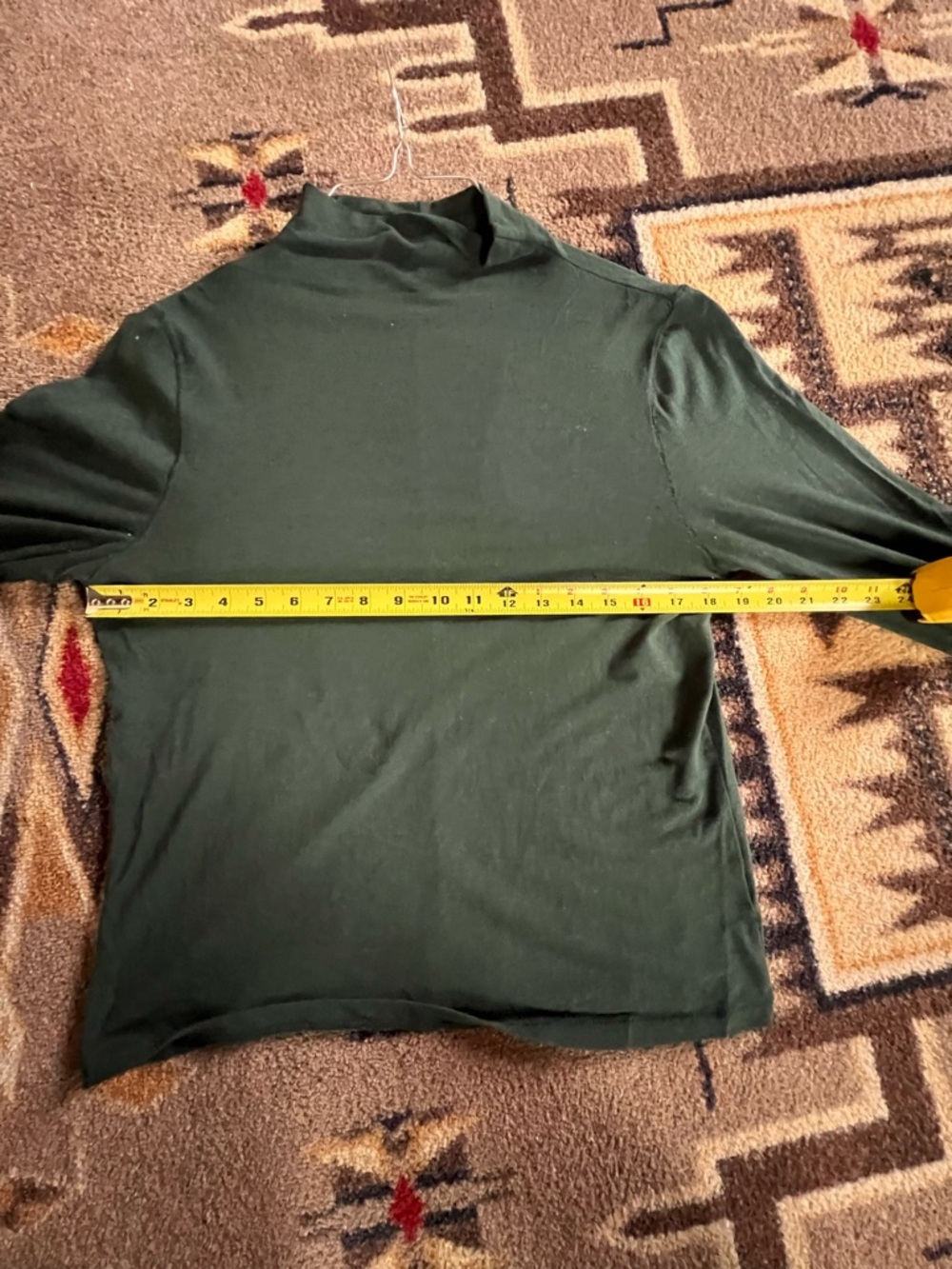 New w/o tag, GAP Women's Long-Sleeve Mock Neck Top - Forest Green -L - Picture 3 of 5